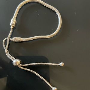 Pandora Moments Snake Chain Slider Bracelet
